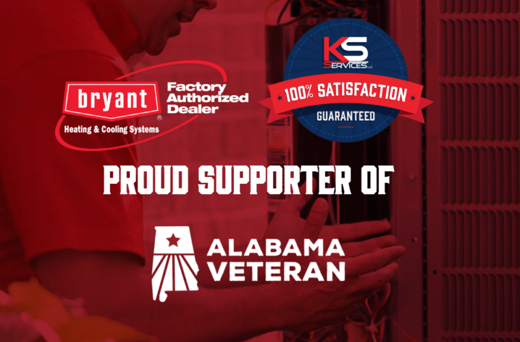 Plumbing website shows it supports a community program like Alabama Veteran 